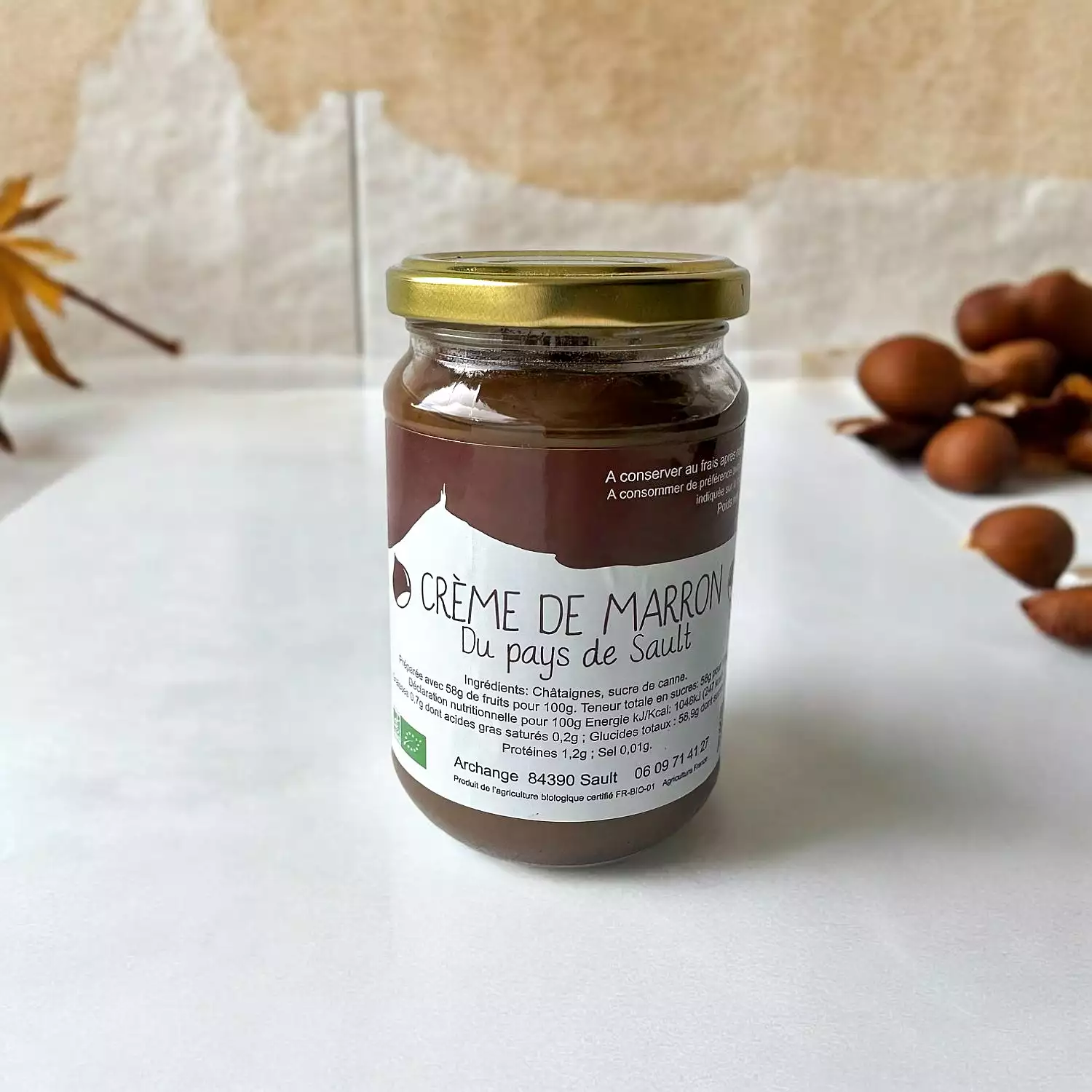 Crème de marrons BIO